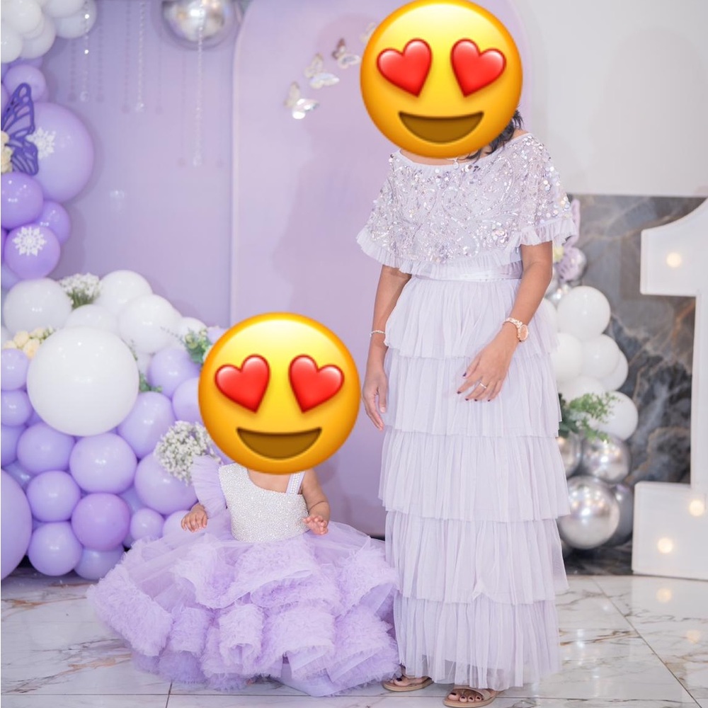 Layered ruffles off shoulder dress